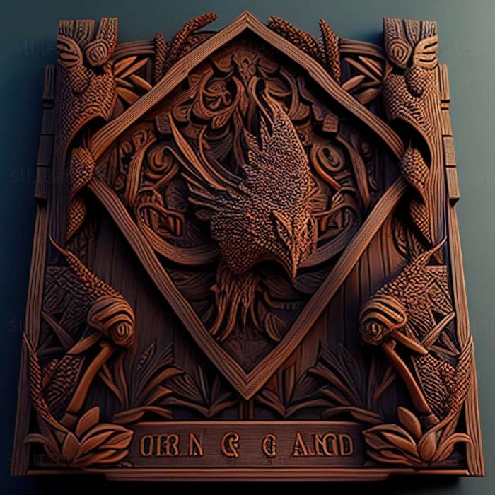 3D модель Игра Dragon Age Origins: Крепость Стражей (STL)